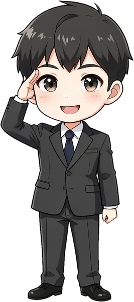 ミニキャラのキャラの見本